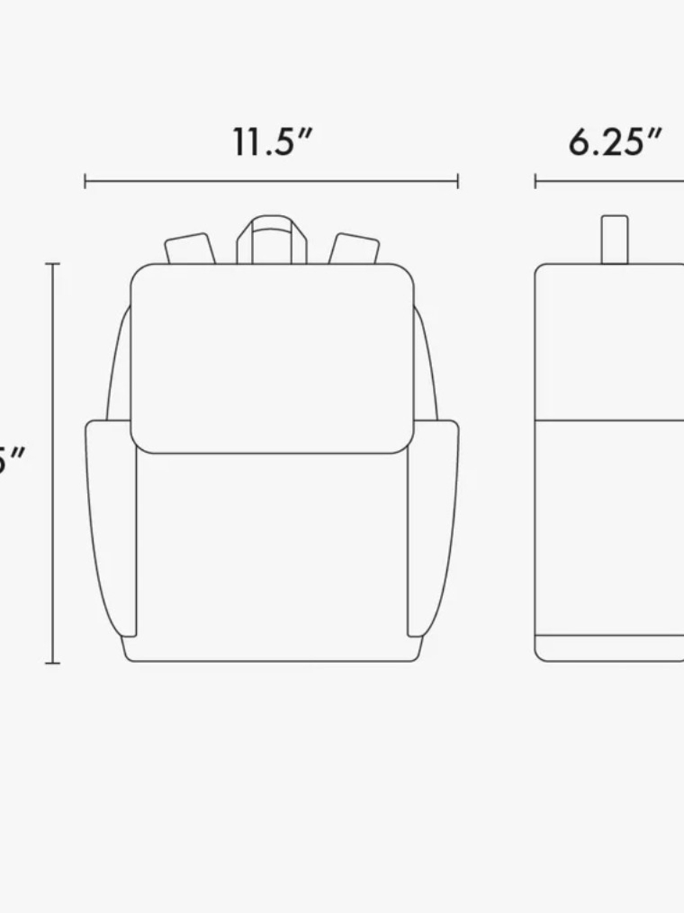 CALPAK Blush Pink Diaper Bag/Backpack - Picture 5 of 8